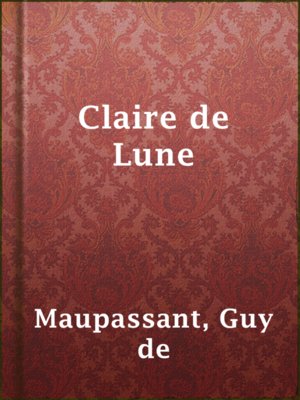 Claire de Lune - ebook